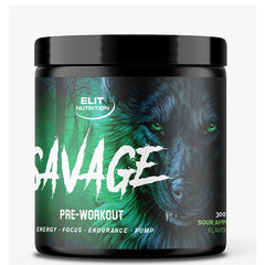 Elit Nutrition - Elit Savage PWO 300 g Sour Apple