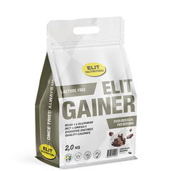 Elit Nutrition - ELIT GAINER - Laktosfri 2000 g Chocolate Brownie