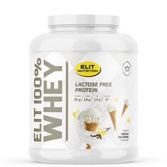 Elit Nutrition - ELIT 100% Whey Laktosfri 2000 g - Vanilla Ice Cream