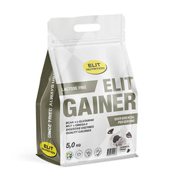 Elit Nutrition - ELIT GAINER - Laktosfri 5000 g Cookies ´n Cream