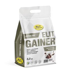 Elit Nutrition - ELIT GAINER - Laktosfri 5000 g Chocolate Brownie