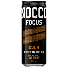 NOCCO - 24 st NOCCO FOCUS Flak 330 ml - Cola