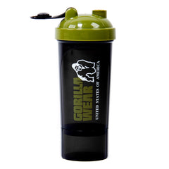 Shaker Compact 500 ml, black/army green