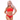 Bandeau Bikini, red