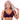 Lace-Up Sport Bra, burgundy