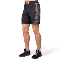 Kensington MMA Fightshorts, black/grey camo