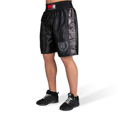 Vaiden Boxing Shorts, black/grey camo