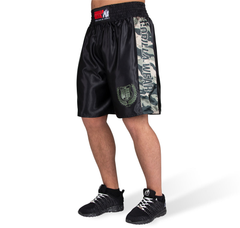 Vaiden Boxing Shorts, army green camo