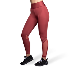 Kaycee Tights, burgundy red