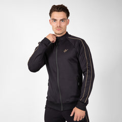 Wenden Track Jacket, black/gold