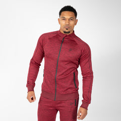 Wenden Track Jacket, burgundy red