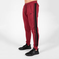Banks Pants, burgundy red/black