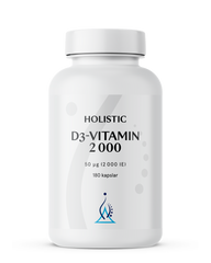 D3-vitamin 2000, 180 kapslar