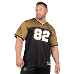 Trenton Football Jersey, black/gold