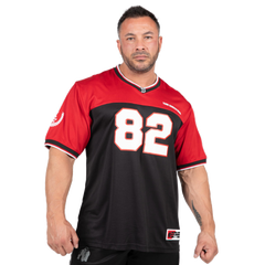 Trenton Football Jersey, black/red