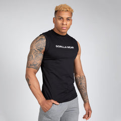 Sorrento Sleeveless T-Shirt, black