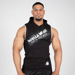 Loretto Hooded Tank Top, black
