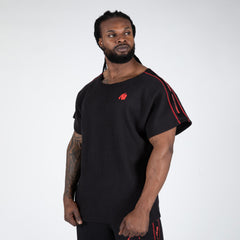 Buffalo Old School Workout Top, black/red