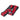 GW Knee Wraps 2 m, black/red