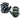 Lady Fitness Glove, black/grey
