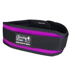 4 Inch Women's Lifting Belt, black/purple