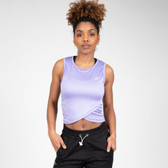 Estelle Twisted Crop Top, lilac