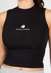 Livonia Crop Top, black