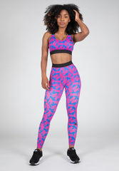 Colby Sports Bra, blue/pink