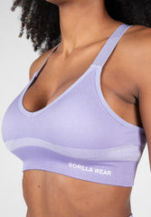 Selah Seamless Sports Bra, lilac
