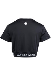 Colby Cropped T-Shirt, black