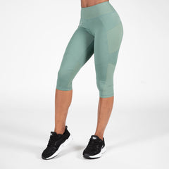 Monroe Cropped Leggings, army green