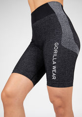 Selah Seamless Cycling Shorts, black