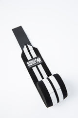 GW Knee Wraps 2 m, black/white