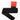 Weight Lifting Hooks, black/red