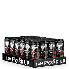 Swedish Supplements - 24 x I am Fucked Up Drink 330 ml Raspberry