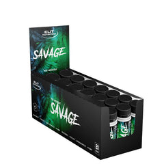 Elit Nutrition - 21 x Savage PWO Shot 60 ml - Sour Apple
