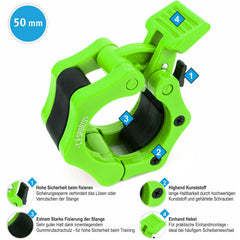 Jaw Lock 50 mm, green